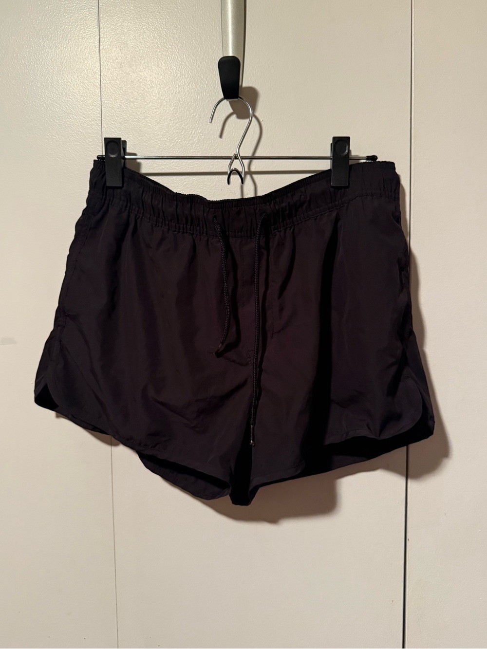 H&M Black Women's Athletic Drawstring Shorts